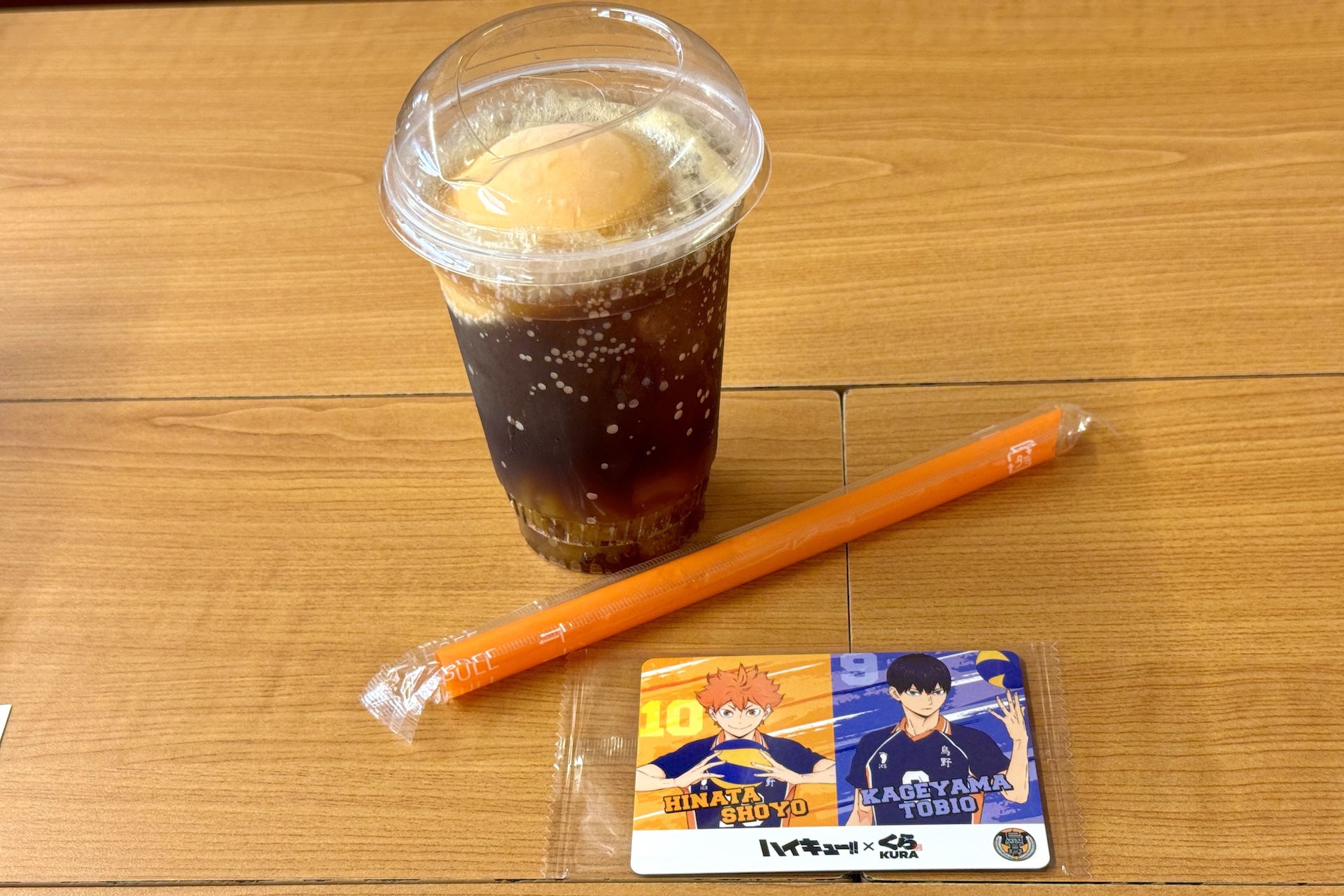 烏野高校のオレンジコーラ 価格：530円