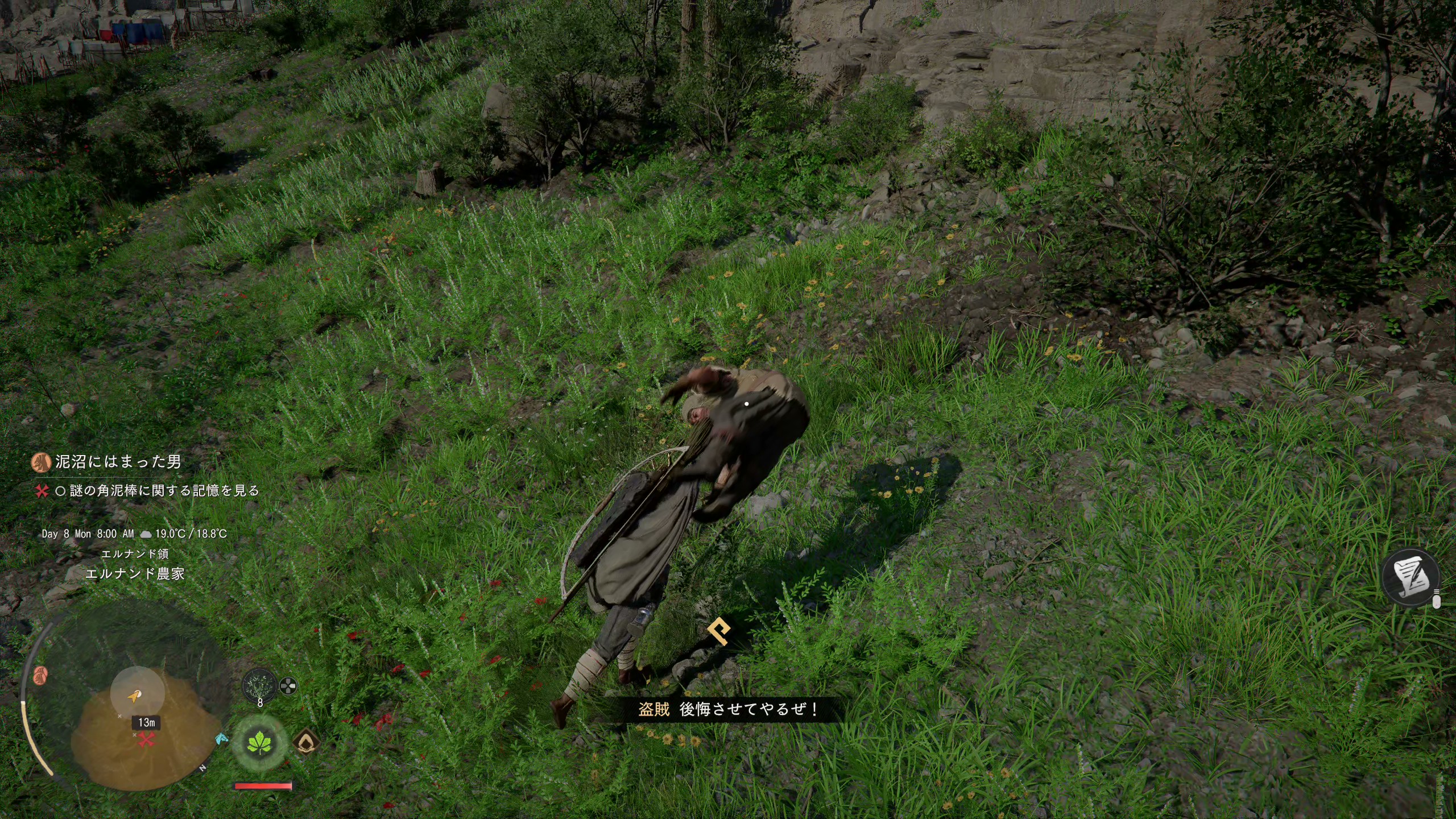 剣術だけでなく、投げ技など体術も扱える