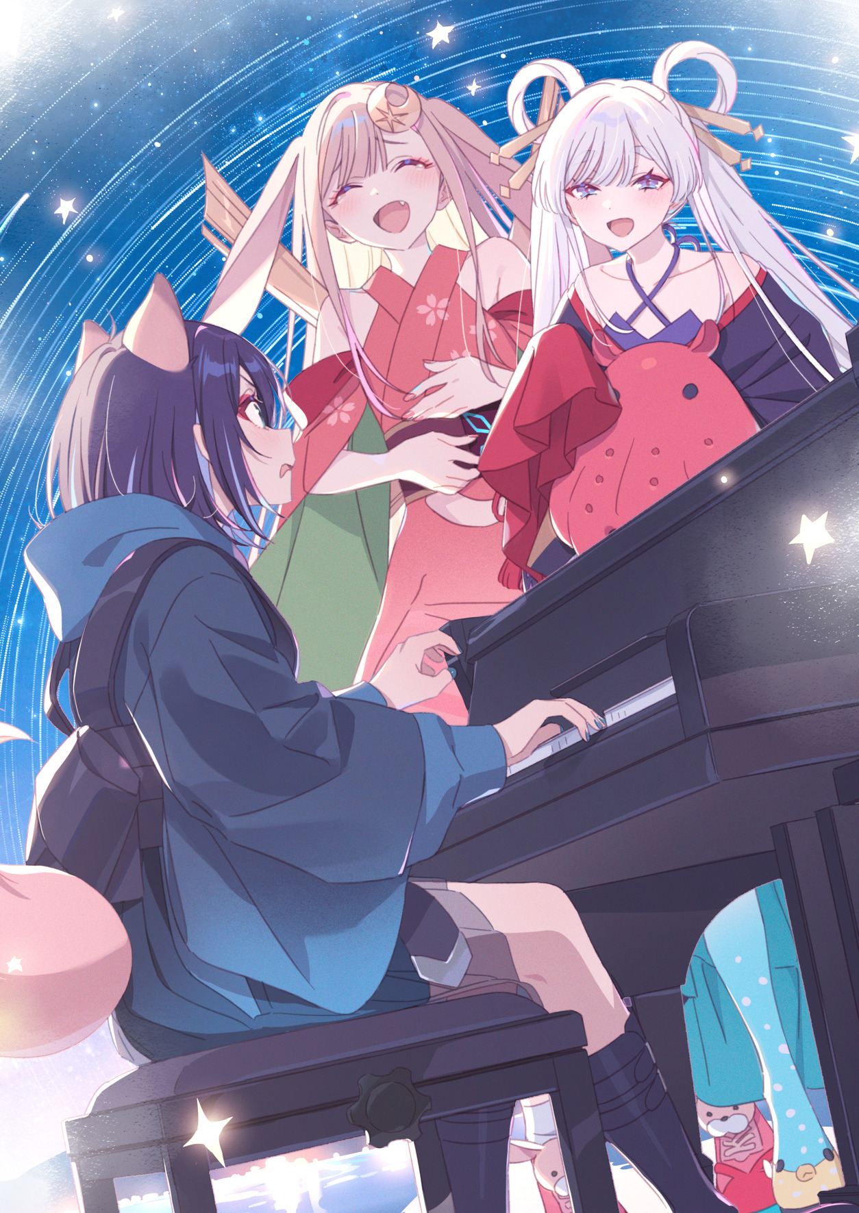 「超かぐや姫！」入場者特典第2弾イラストボードのビジュアル