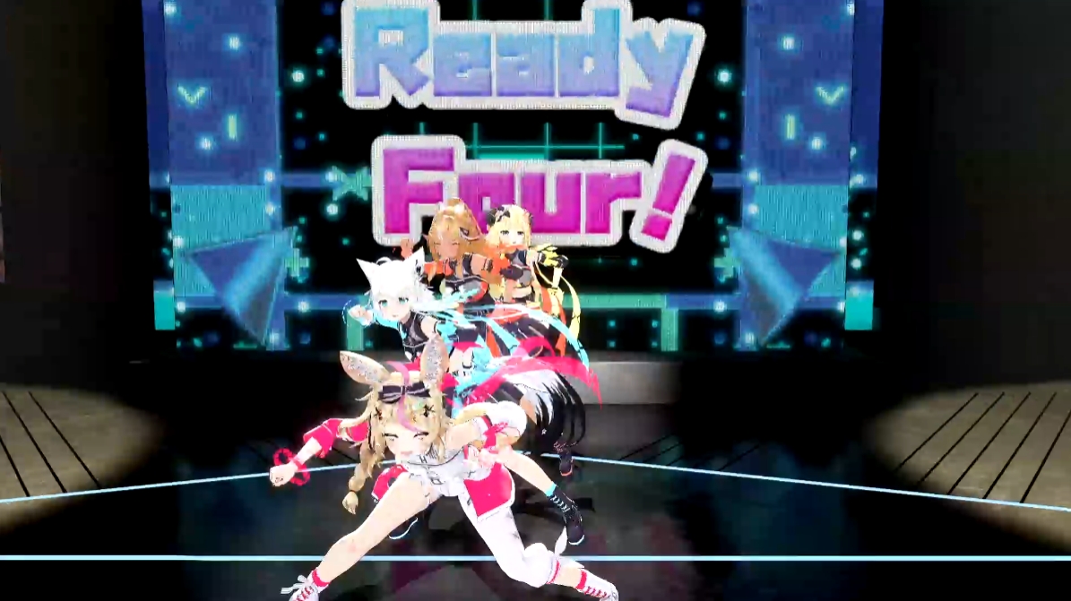 「Vivid Stampede!!!!（白上フブキ、不知火フレア、角巻わため、尾丸ポルカ）」