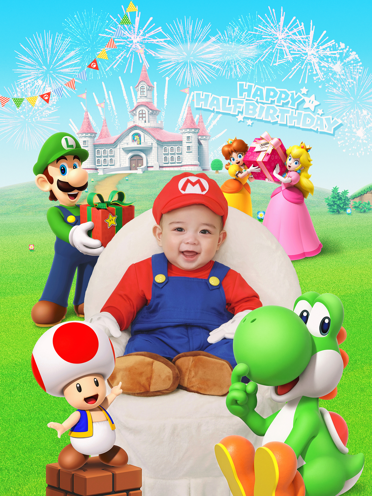 スーパーマリオ撮影メニュー