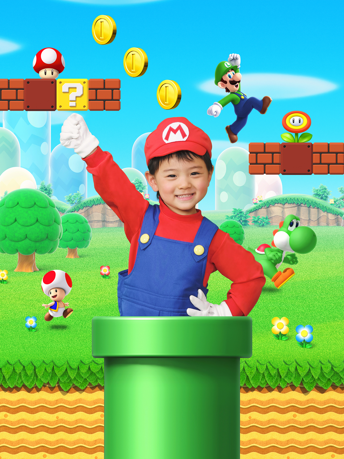 スーパーマリオ撮影メニュー