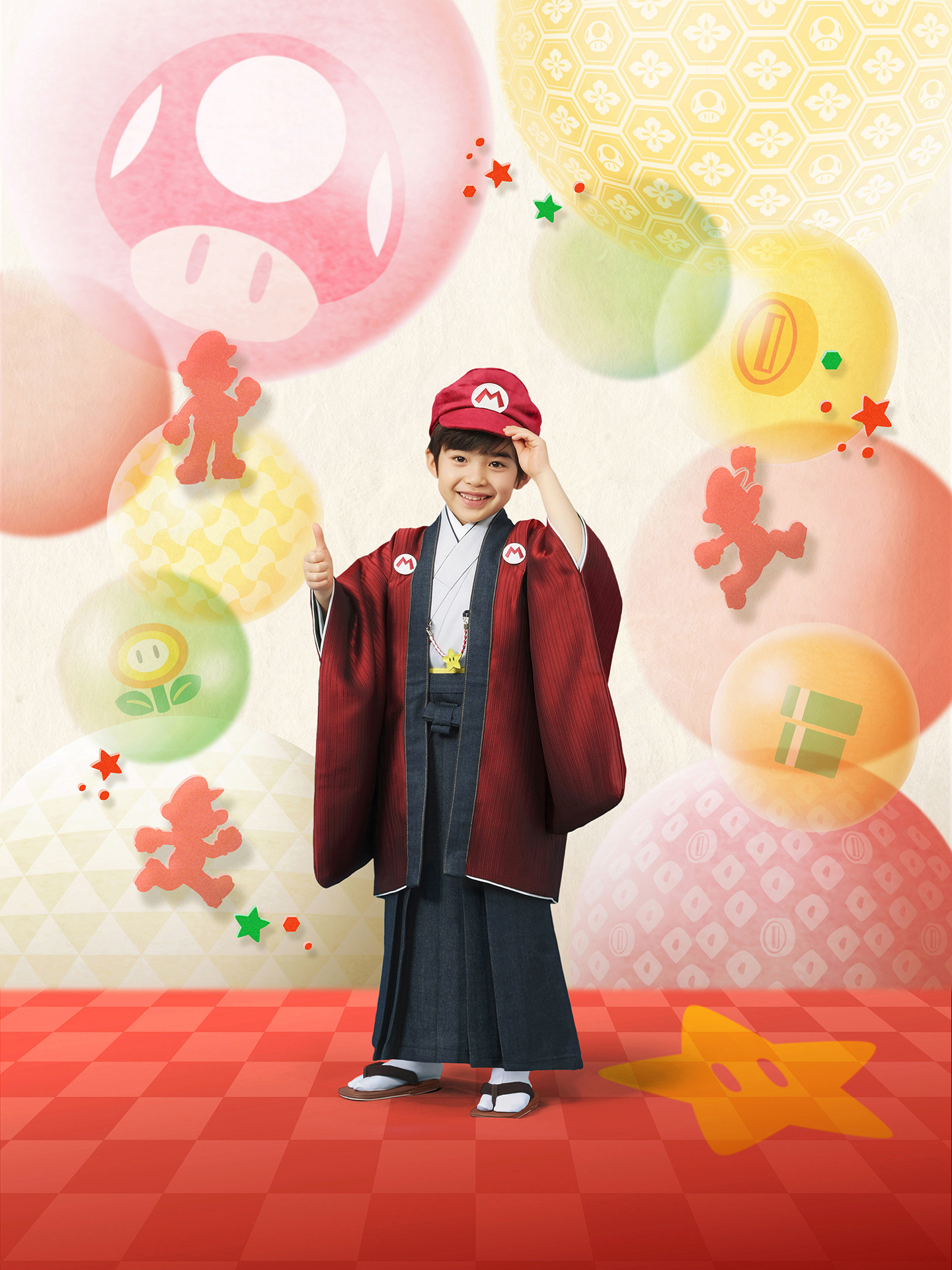 スーパーマリオ撮影メニュー