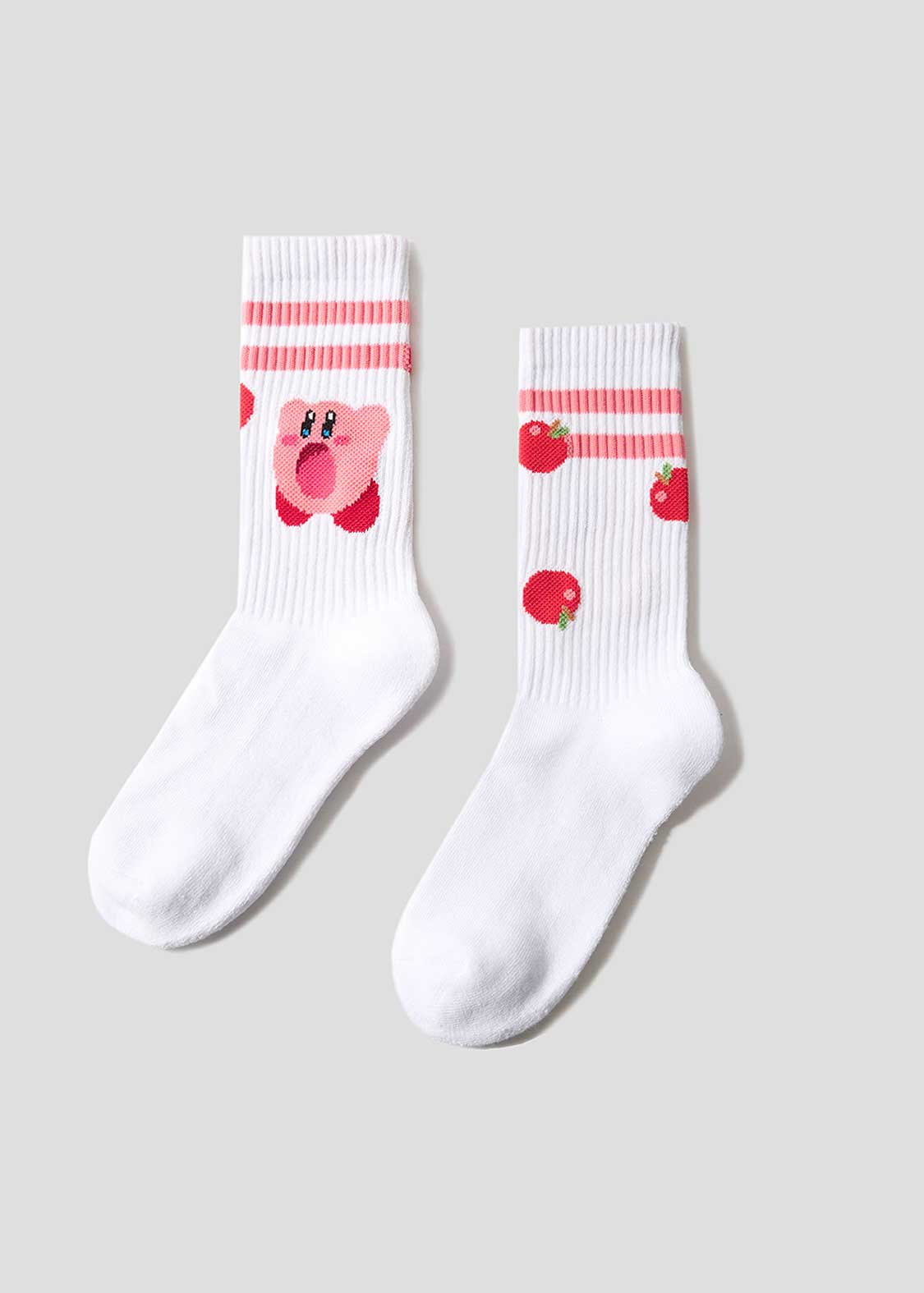 「りんごとカービィ｜ロングソックス」1,200円