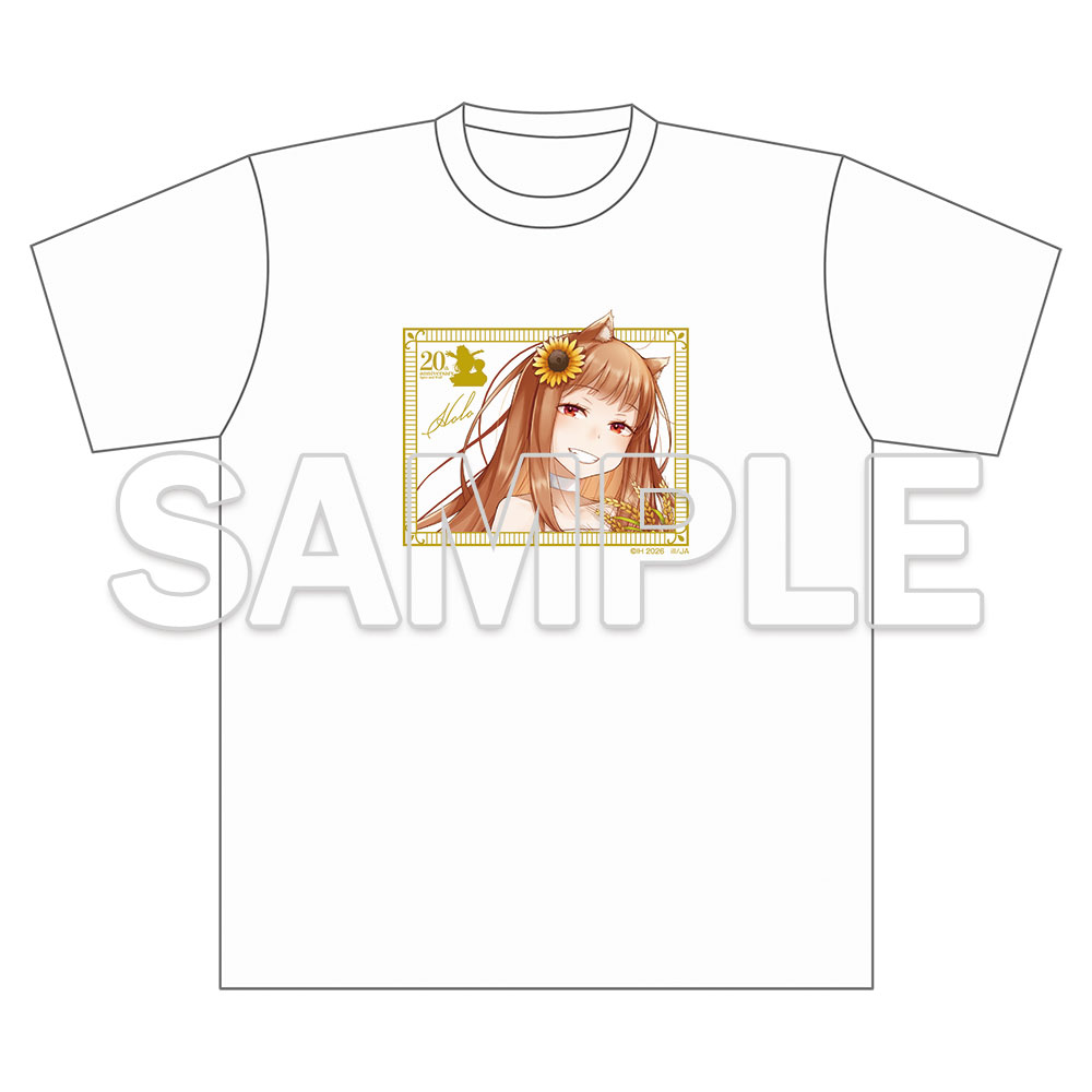 「『狼と香辛料』原作20周年記念 Tシャツ（Lサイズ、XLサイズ）」各4,400円