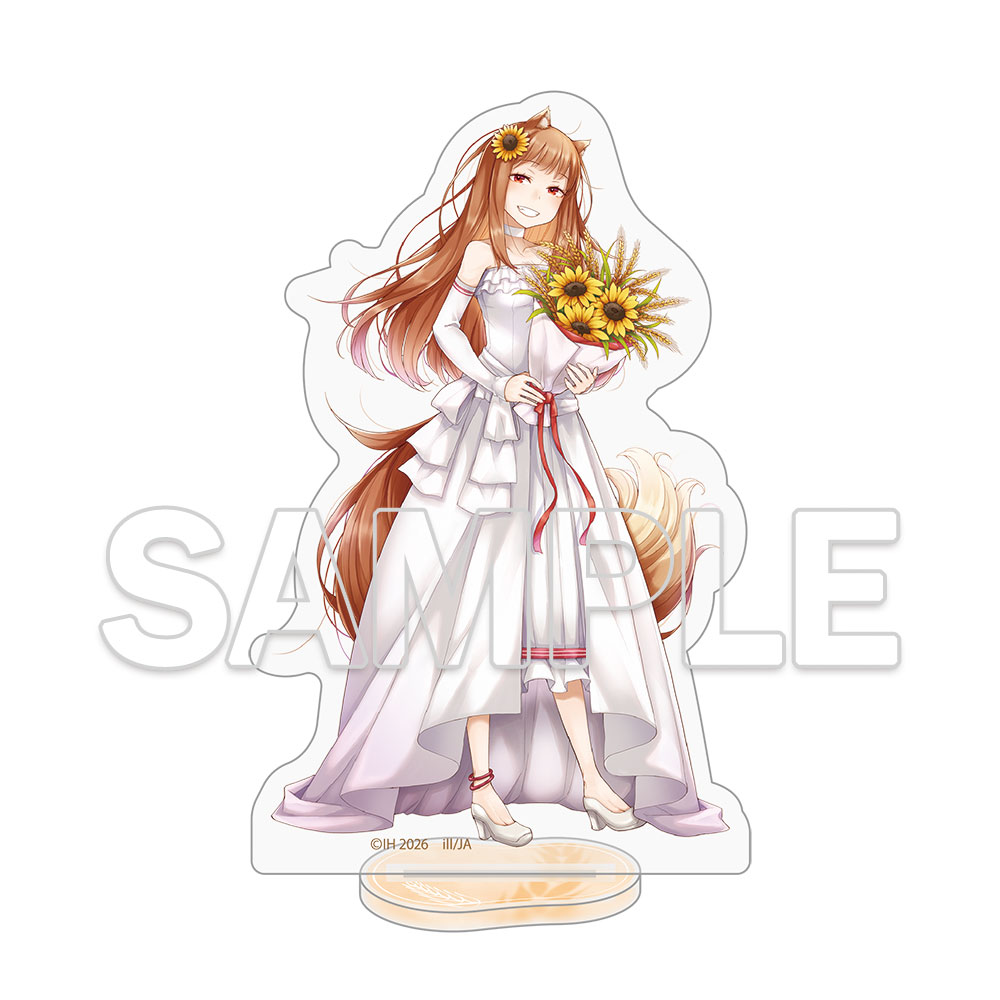 「『狼と香辛料』原作20周年記念 アクリルフィギュア」各1,980円