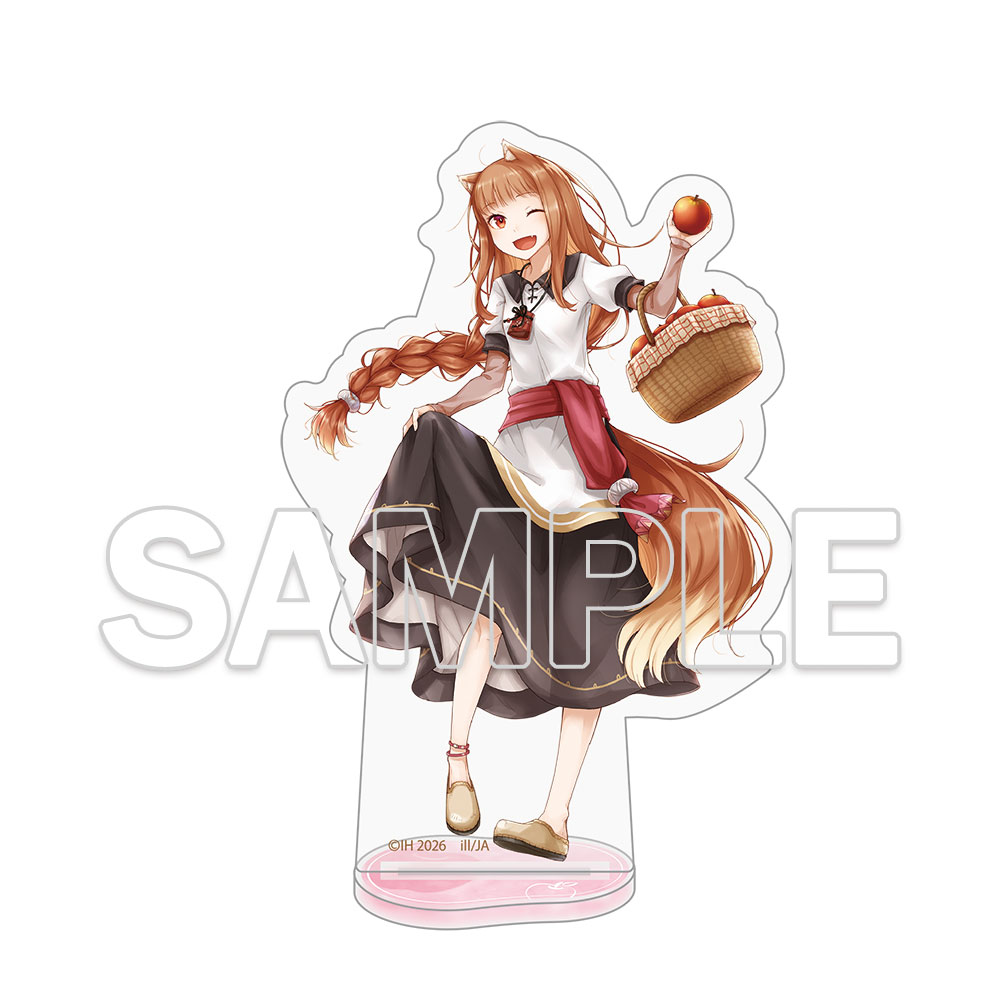 「『狼と香辛料』原作20周年記念 アクリルフィギュア」各1,980円