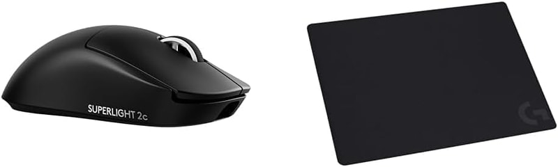 【Amazon.co.jp限定】Logicool G PRO X SUPERLIGHT 2c ワイヤレス ゲーミングマウス+マウスパッド「G240」（G240f）
