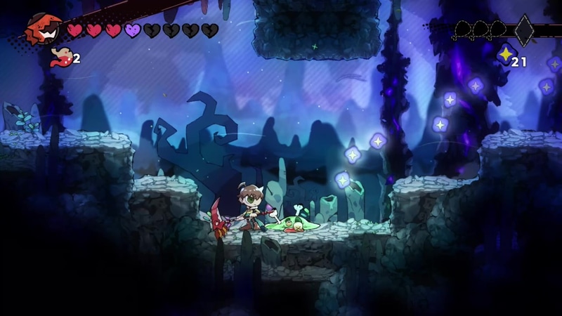 敵を倒すと、目の前に死骸が……捕食のチャンス！