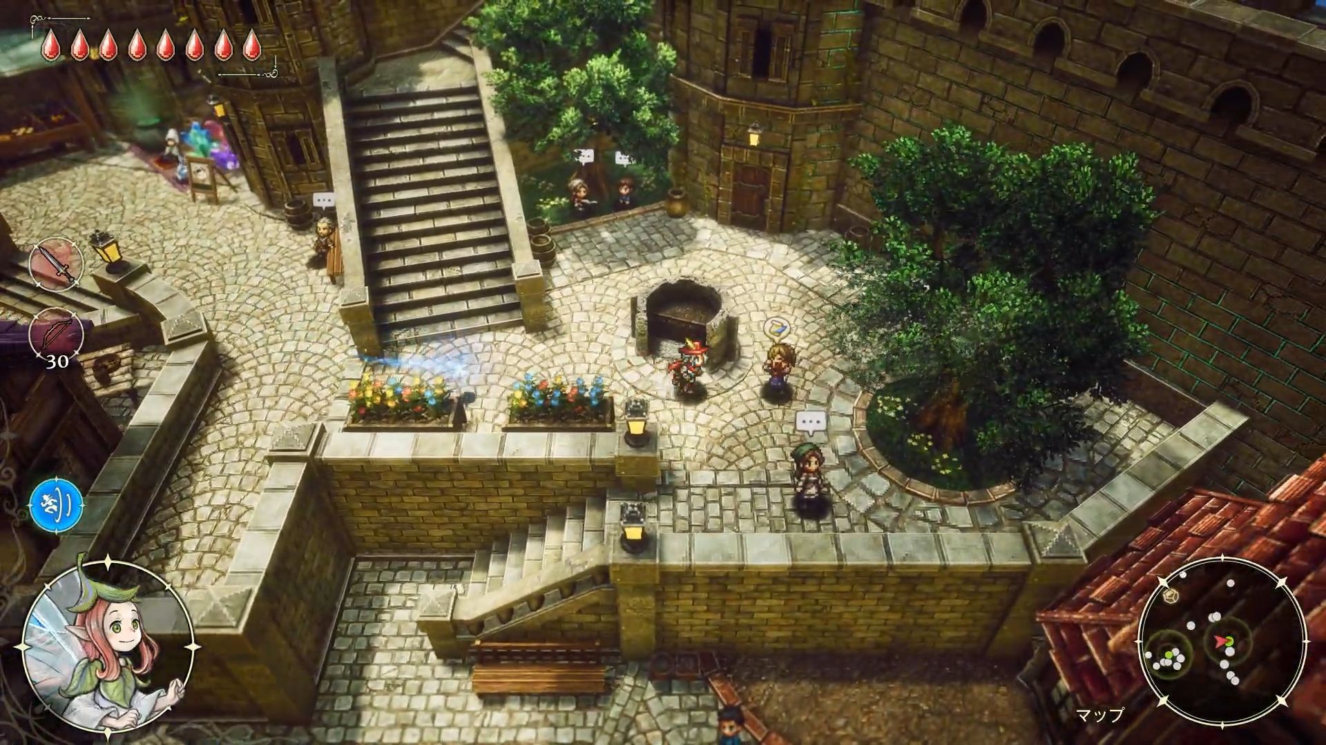 頭上にクエストのマークが出ているキャラクターに話しかけるとクエストが開始。フィールド上にあるアイテムを収集したり、蛮族を倒したりと、内容は様々