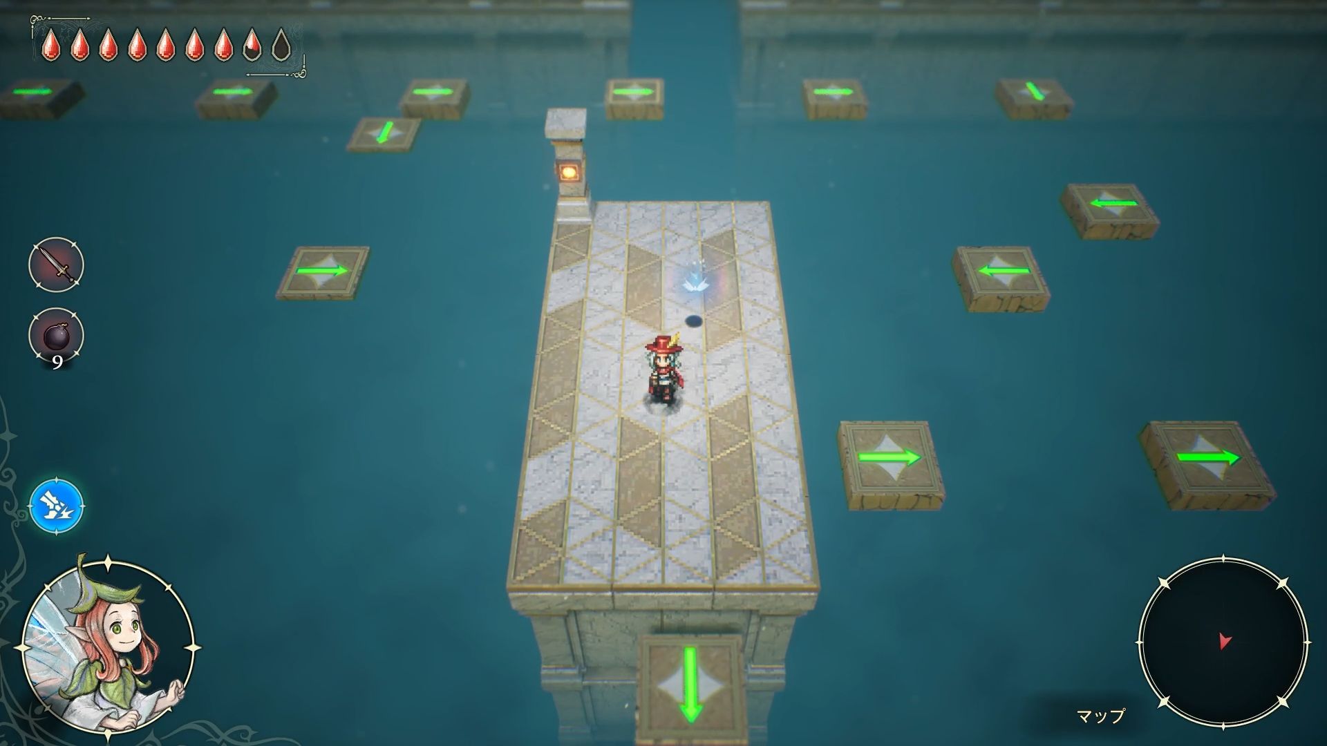 試練には、戦闘の実力を試される試練もあれば、謎を解く発想力を試される試練もある。生命の社をクリアすると、「生命の欠片」が手に入り、HPが回復する。さらに「生命の欠片」を4つ集めると最大HPが1つ増える