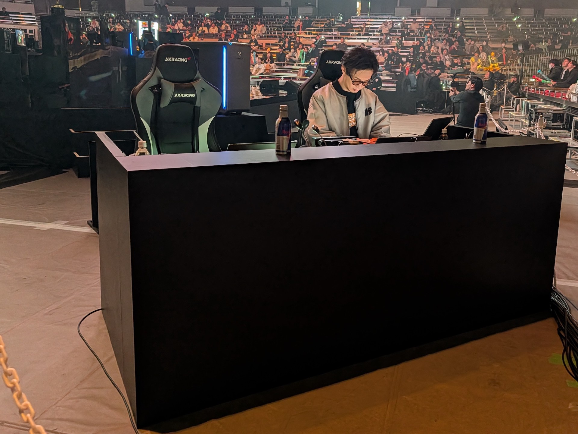 解説のハメコ。氏もかなり間近で確認できる