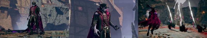 コウモリの群れを従え、使役するスタイル