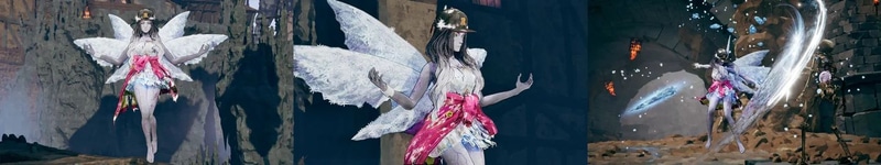 エネミーを凍らせて、自らの力に変えていくスタイル