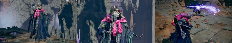 死の力に触れ、スケルトンを従えて戦うスタイル