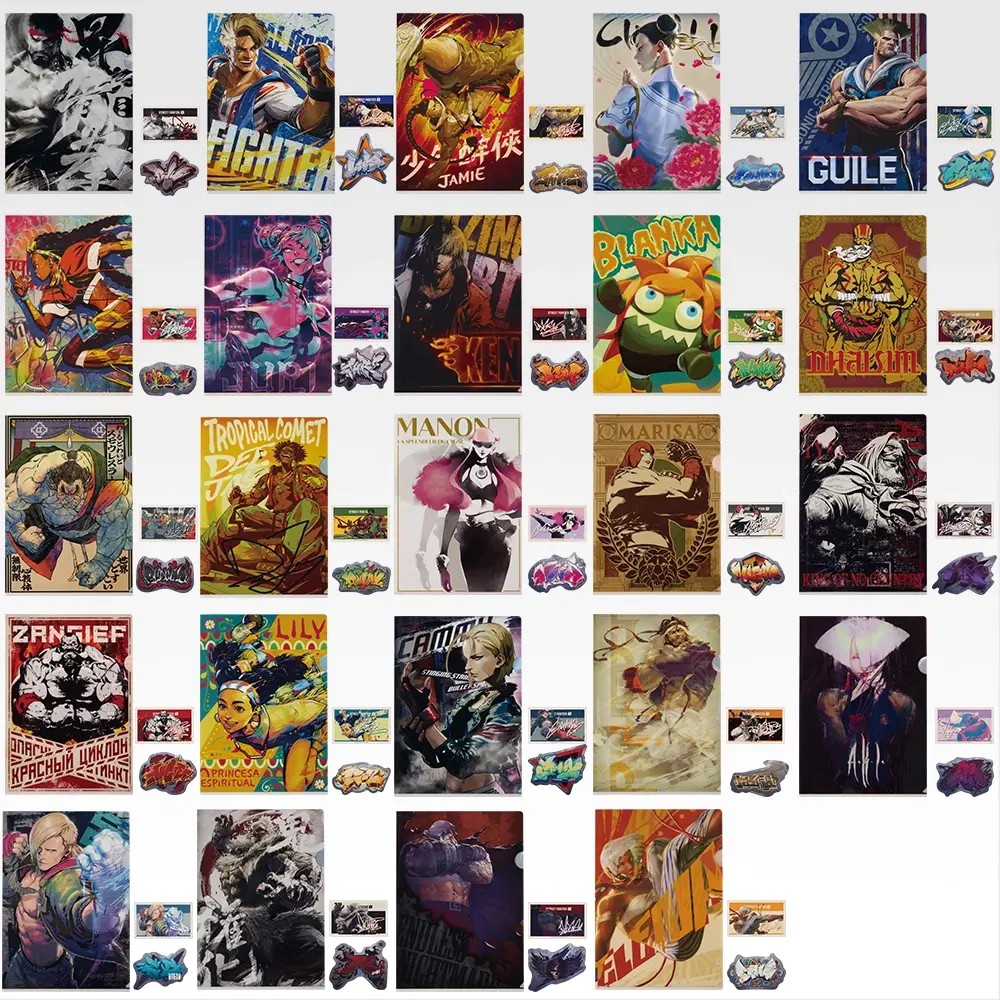 H賞：クリアファイル＆ステッカー（選べる全24種）