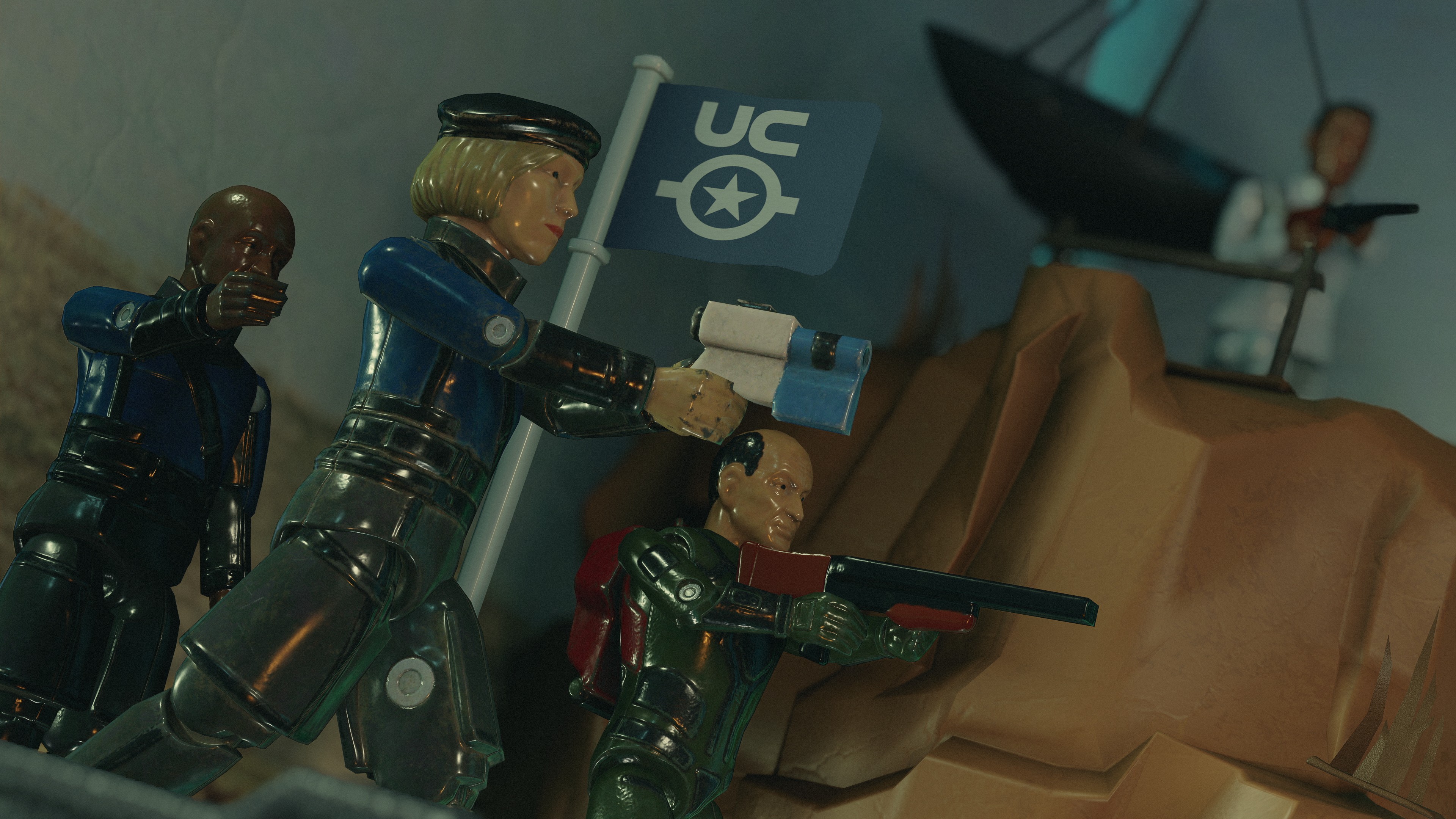 「アクションヒーロー」のフィギュアは集めるだけでなく、飾ることも