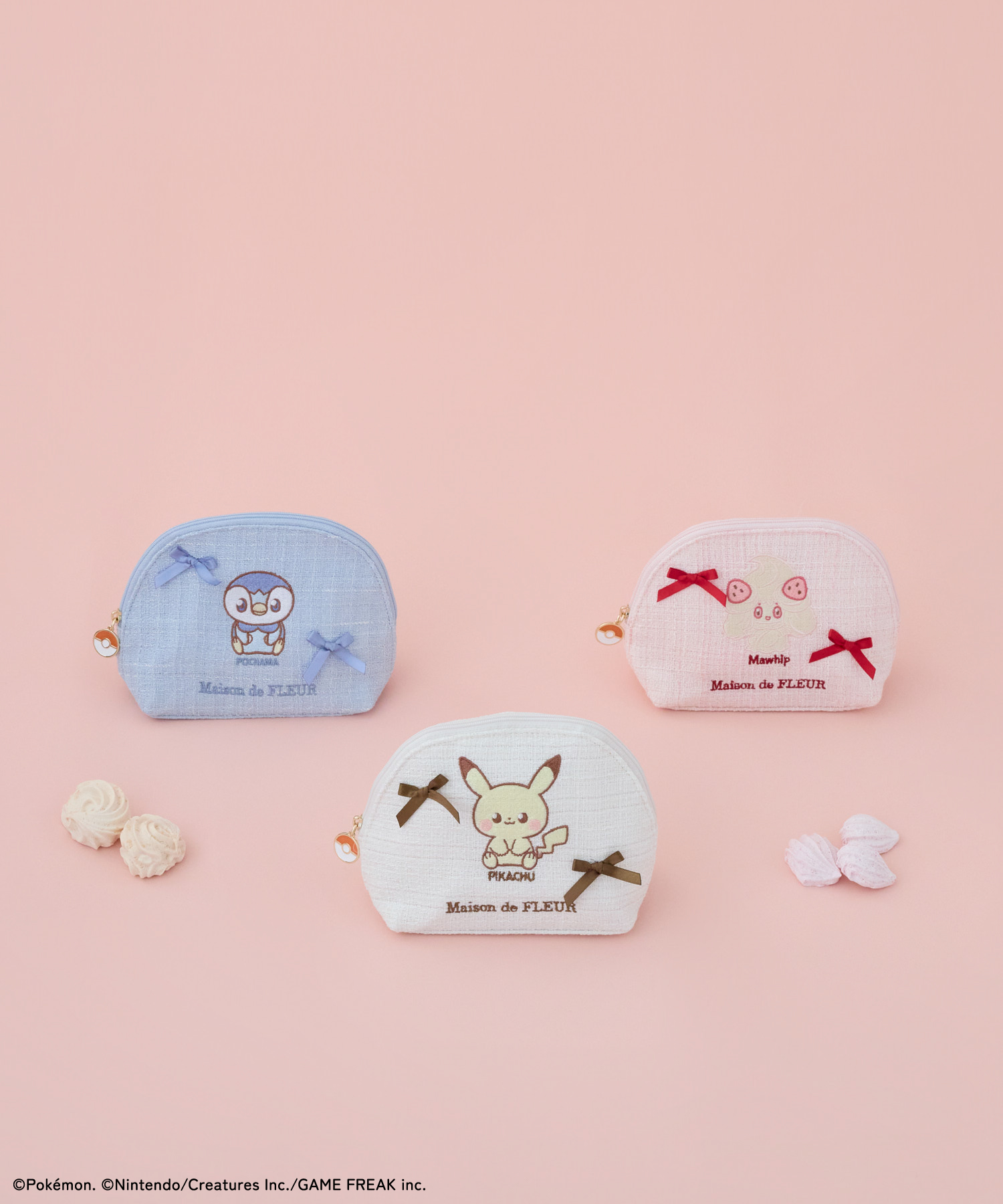 ツイードラウンドポーチ（4,700円）