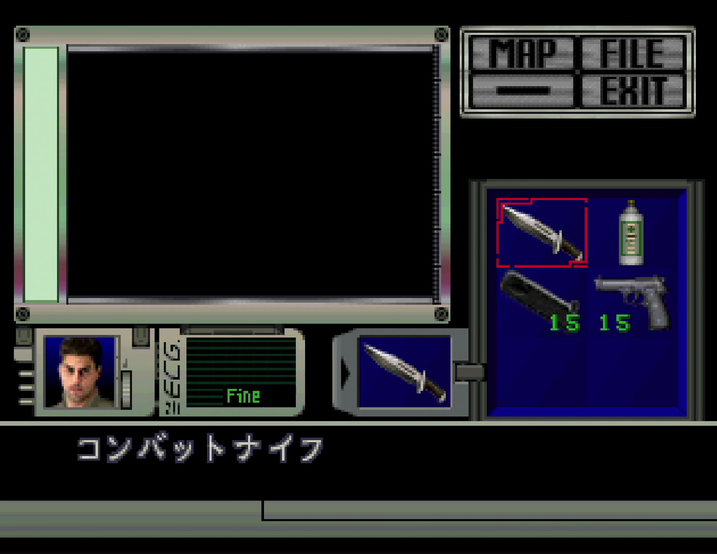 クリスだと必要最低限のアイテムだけで枠がキツキツになってくる