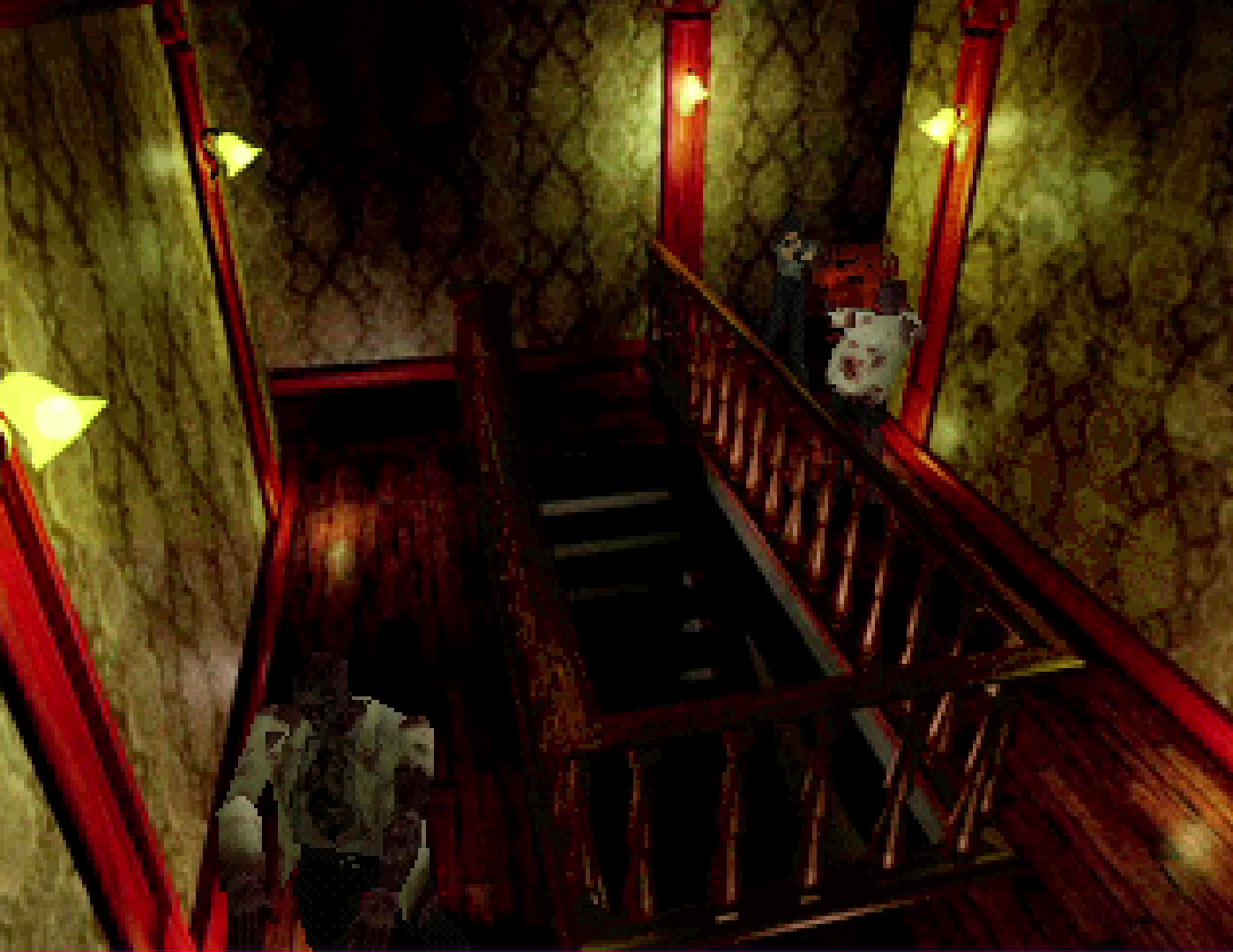 荒いポリゴンならではの不気味さがよく出ている