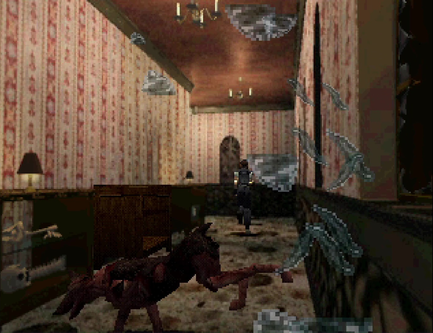 荒いポリゴンならではの不気味さがよく出ている