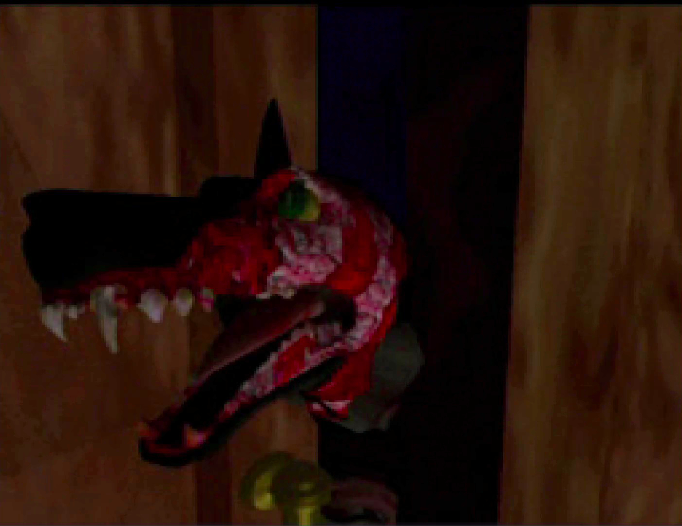 荒いポリゴンならではの不気味さがよく出ている