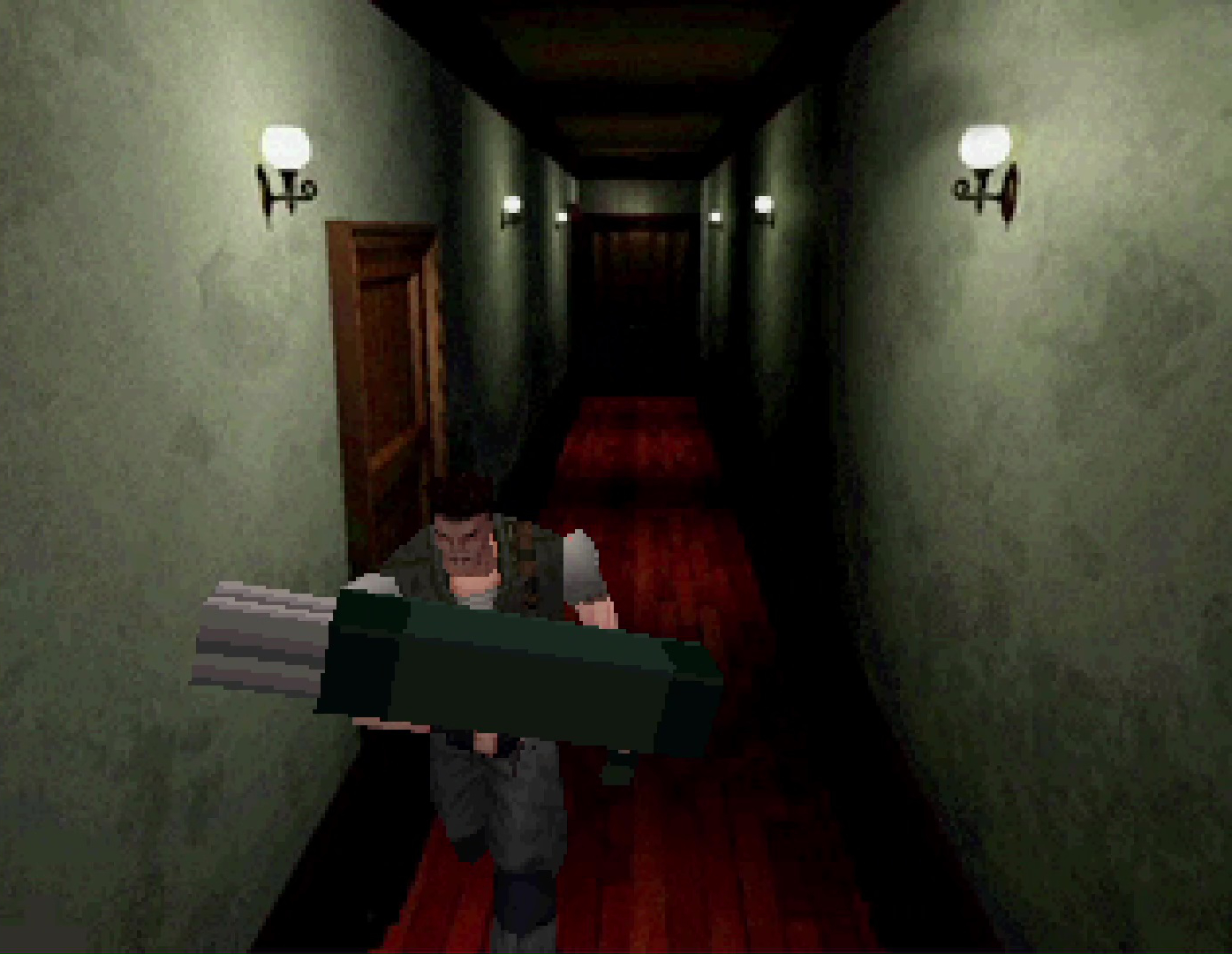 隠し武器のロケットランチャー。いかつい武器を手にしている姿からは敵無しのオーラが出ている