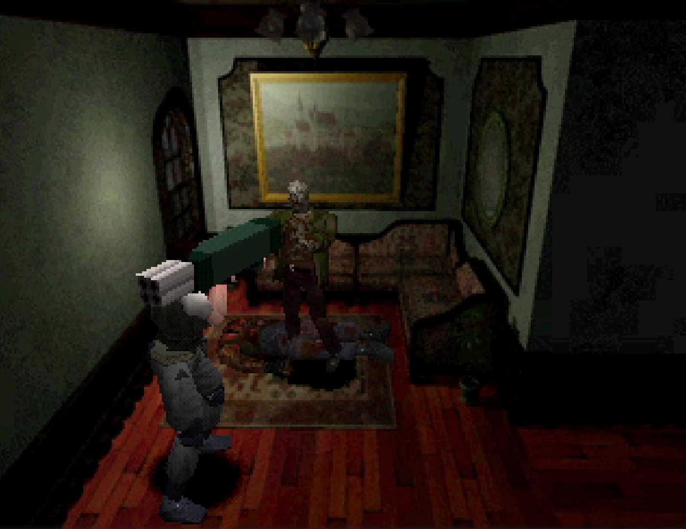 散々苦しめられた敵も一撃で粉砕。まさにプレイ前に描いていた理想の「バイオハザード」である