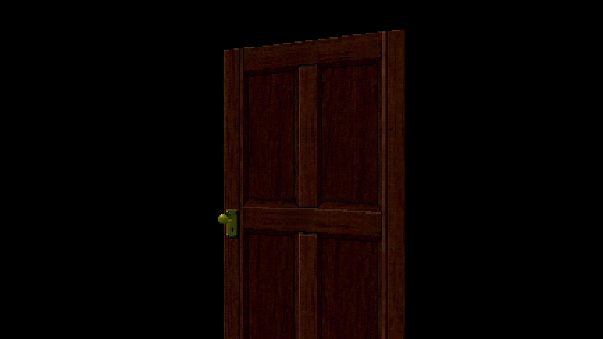 “扉の先にゾンビが待ち構えているのではないか？”という不安を掻き立てる演出