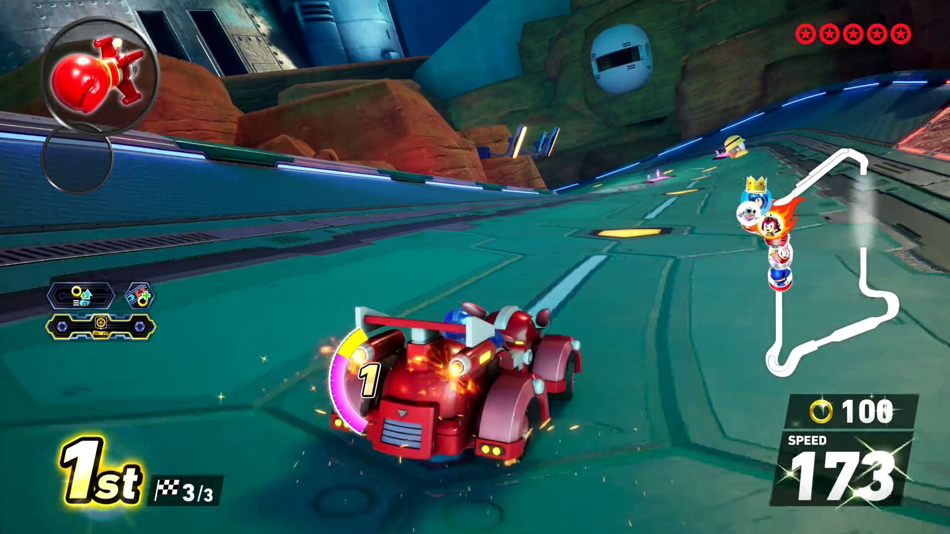 2ラップ目と3ラップ目は原曲を楽しめる。この演出がニクい