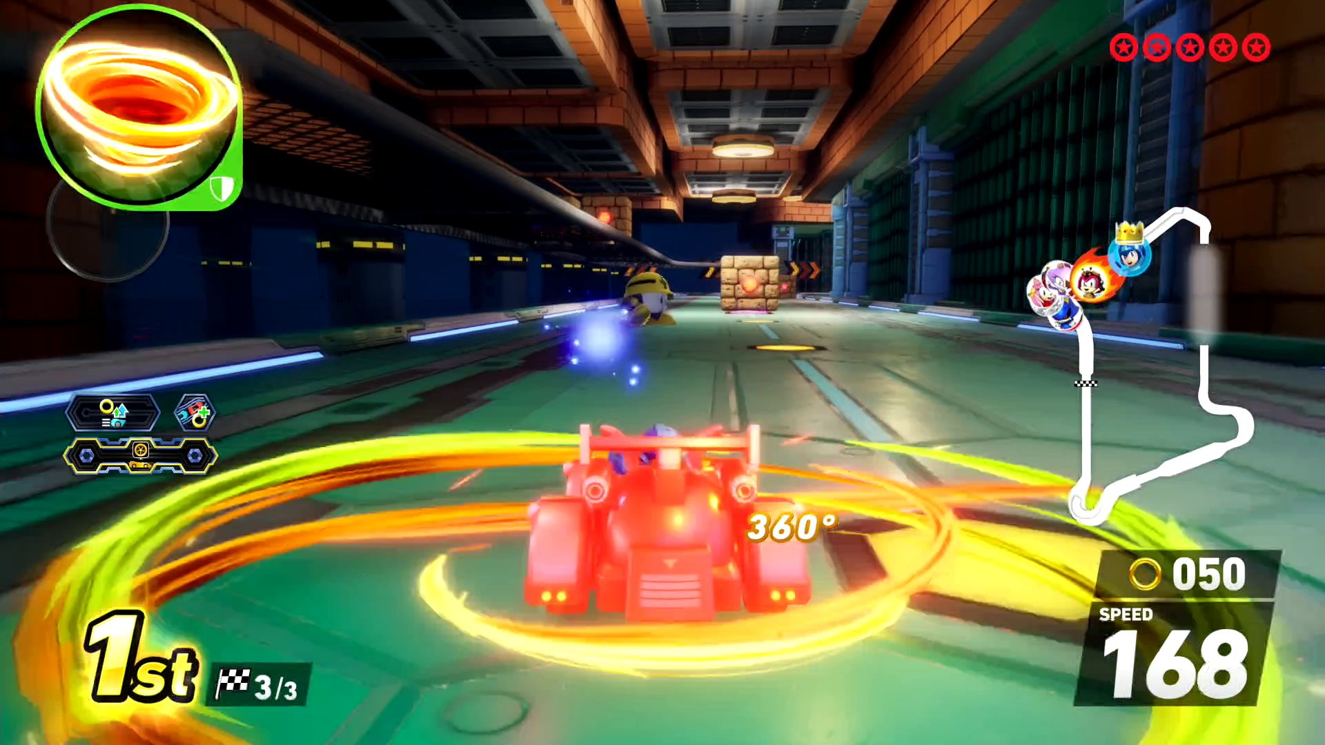 2ラップ目と3ラップ目は原曲を楽しめる。この演出がニクい