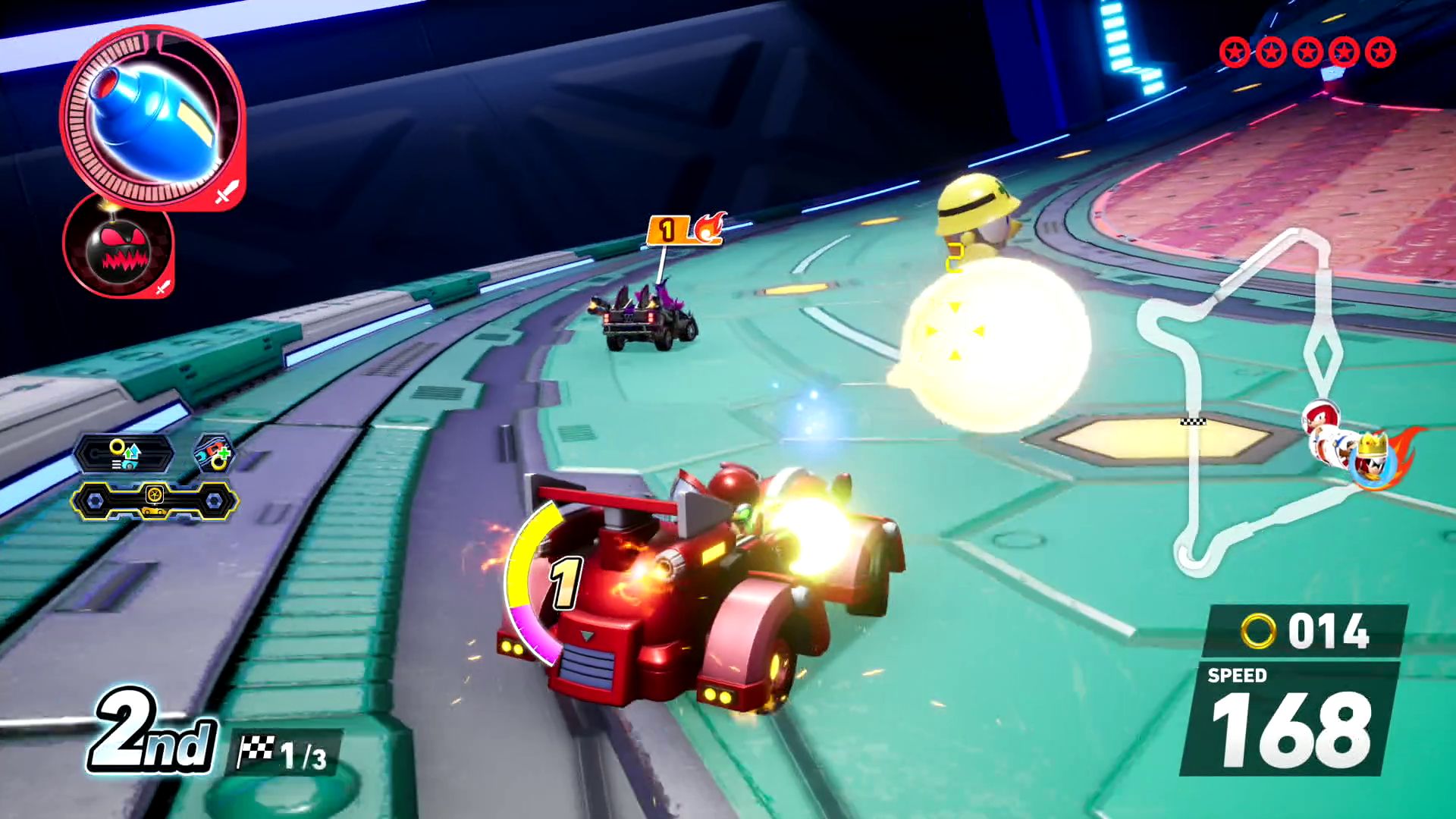 このステージ限定でロックバスターも登場する。正面方向に攻撃するアイテムだ