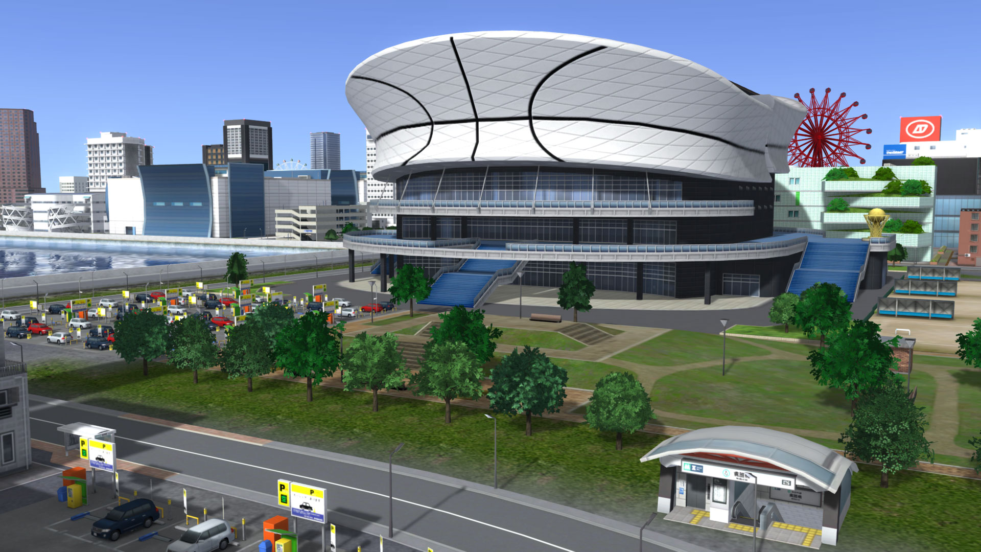 追加建物を設置した状態