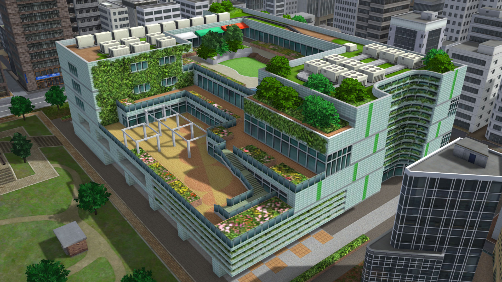 緑化ショッピングモール