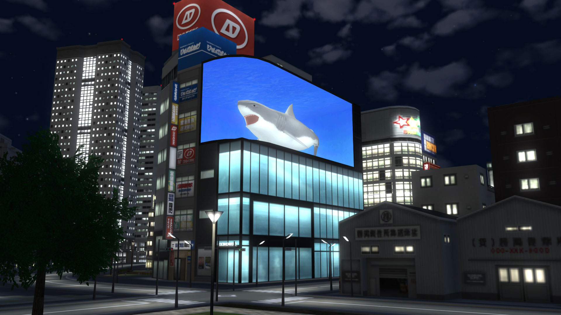 立体ビジョン付き建物