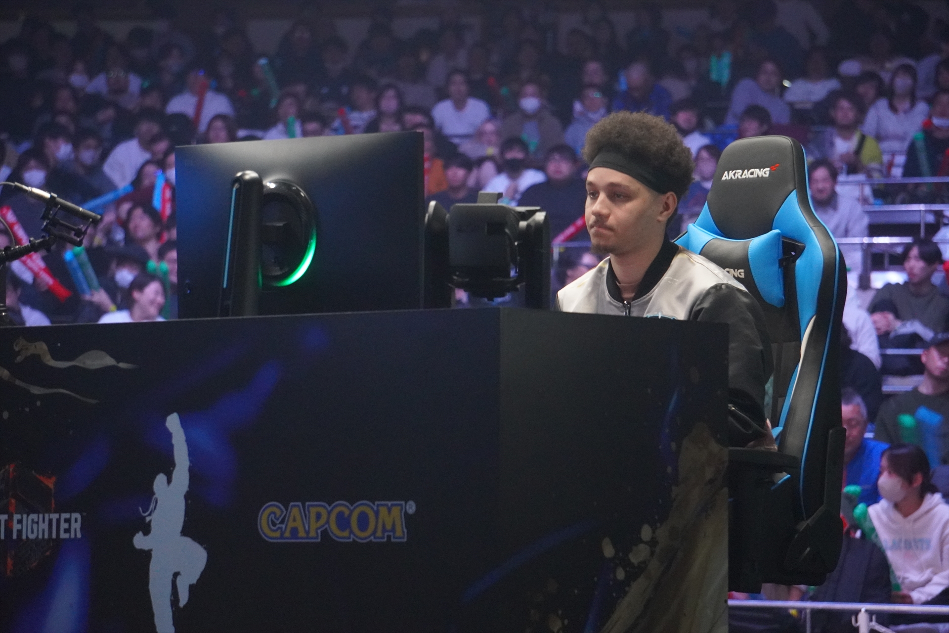 フランスの若手プレーヤー・Kilzyou選手。舞やキャミィ、ジュリなど様々なキャラクターを使いこなす器用なプレーヤーだ