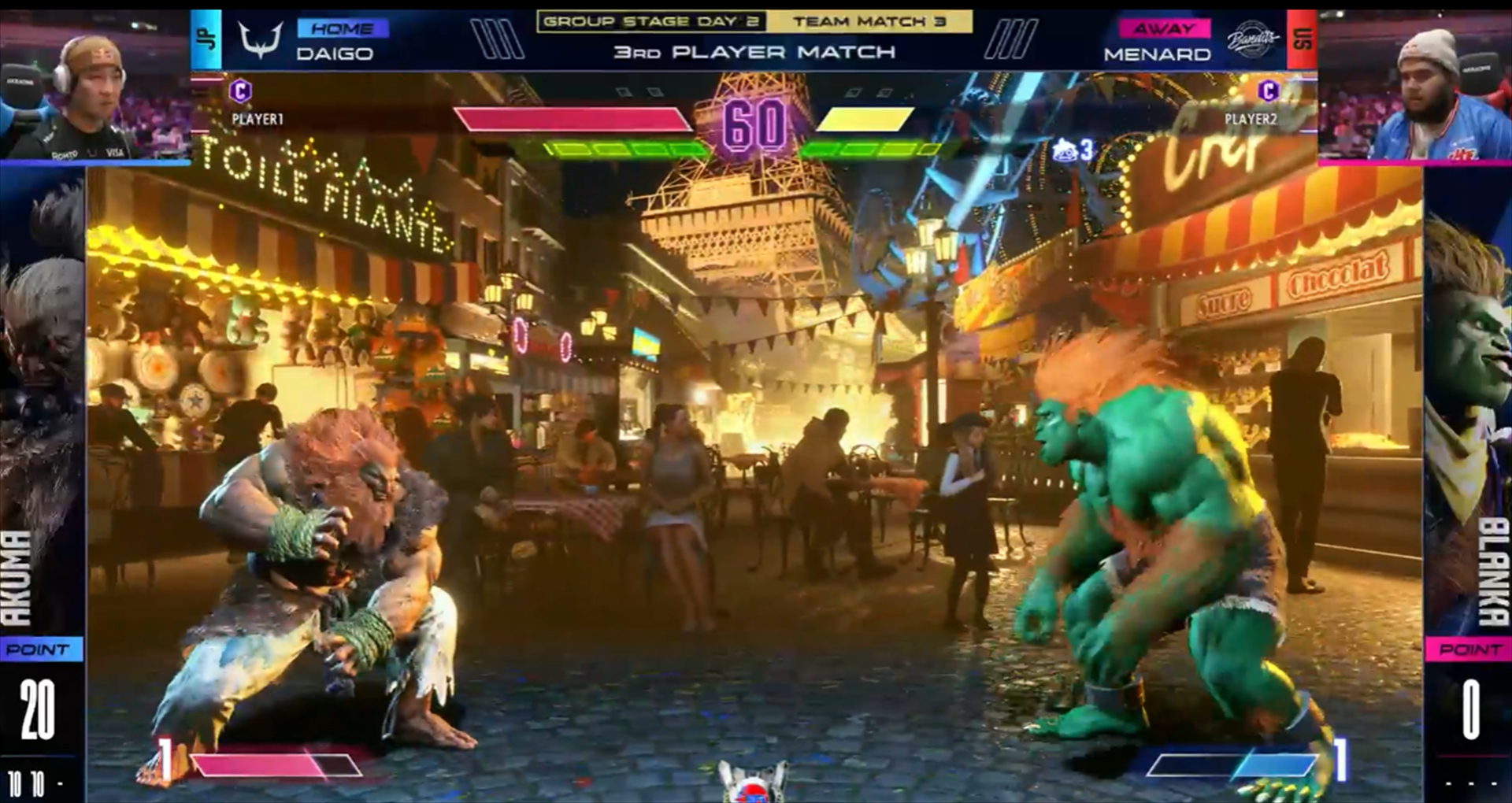 普段はステージに合わせやや見辛いコスチュームを使用する傾向のあるMenaRD選手だが、ウメハラ選手との試合ではデフォルトカラーを使用。MenaRD選手なりのリスペクトの表れだったのかもしれない