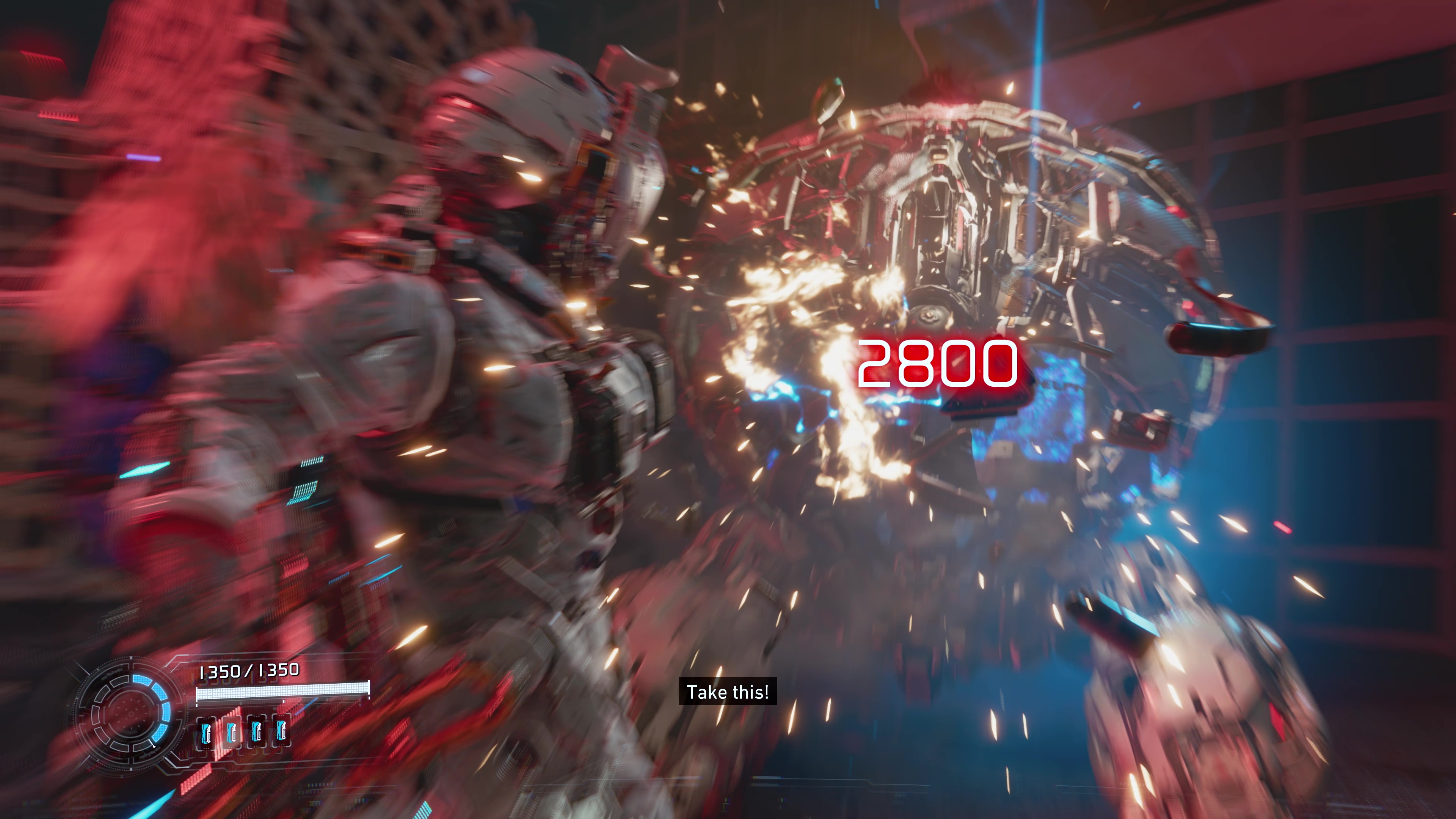 紫色のノードを通過すれば、強力なフィニッシュアクションが炸裂する