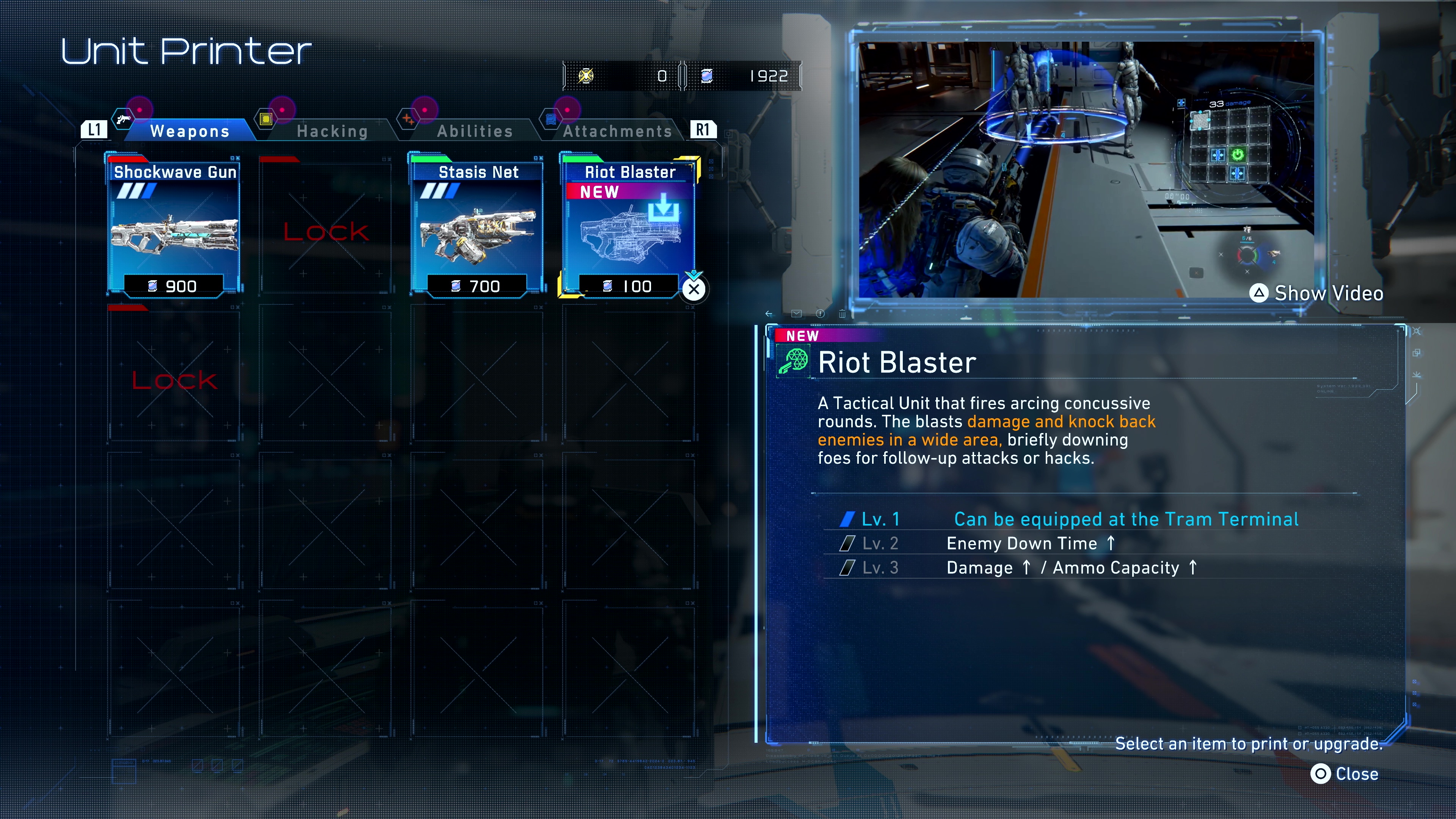 新たな武装やハッキングで活躍するノードの解放もできる