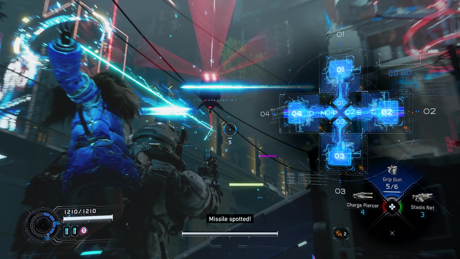 敵だけではなく、敵の撃ってきた攻撃にもハッキングができる場合も