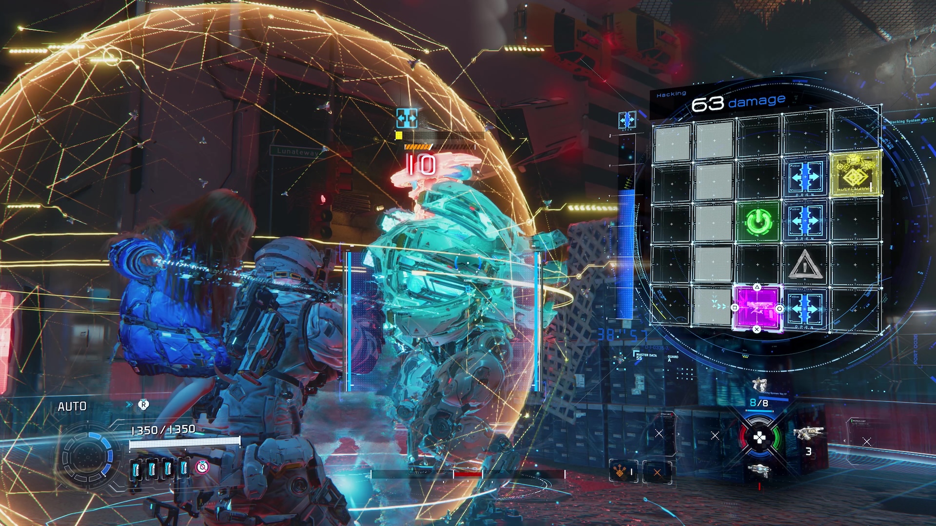 黄色や紫色の特殊なマスを通過するとノードの特別な効果が発動する。手持ちのノードが0になると特殊なマスが出現しなくなる