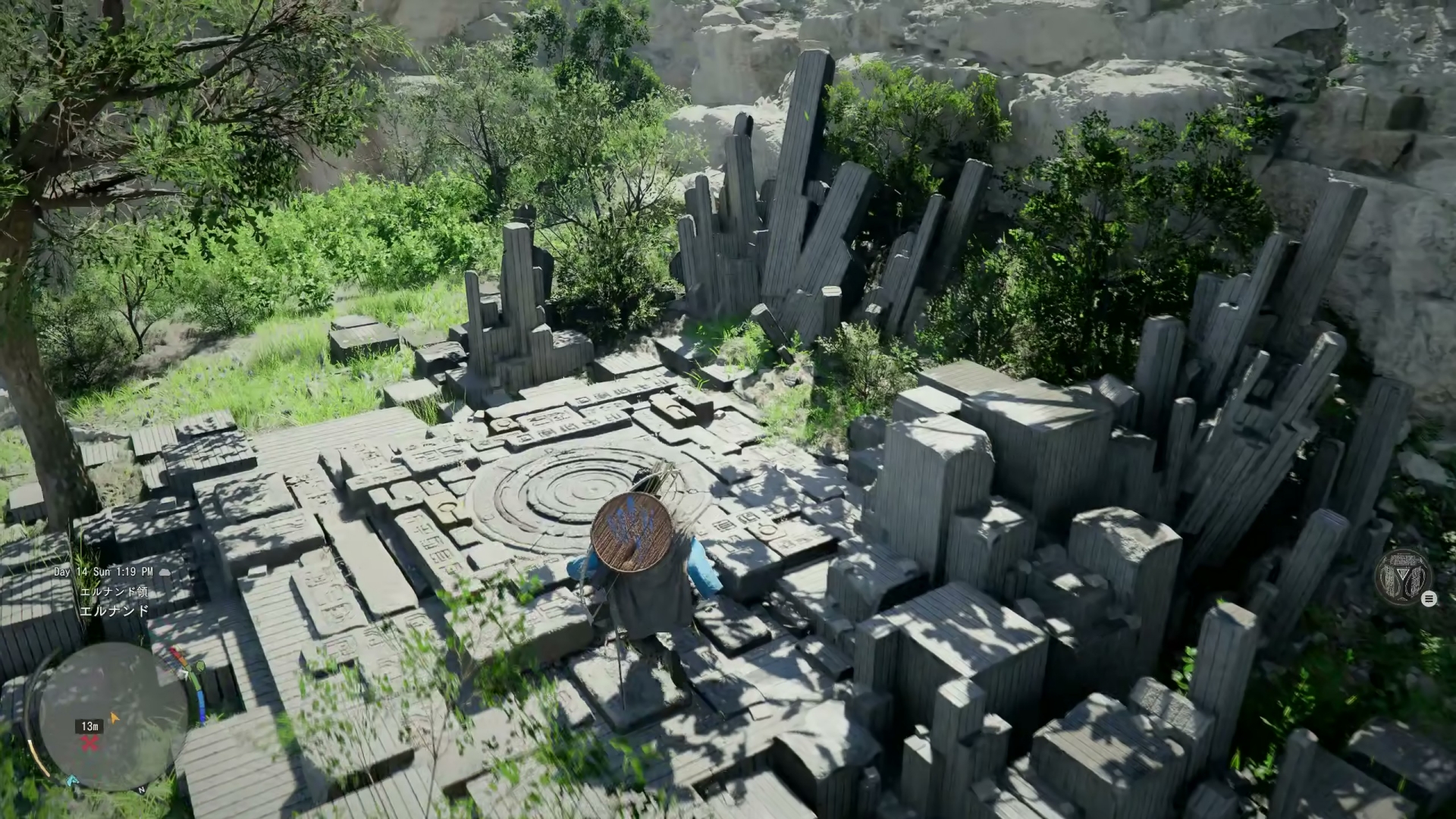 マップの各地には、瞬間移動ができる「アビスの痕跡」が点在している