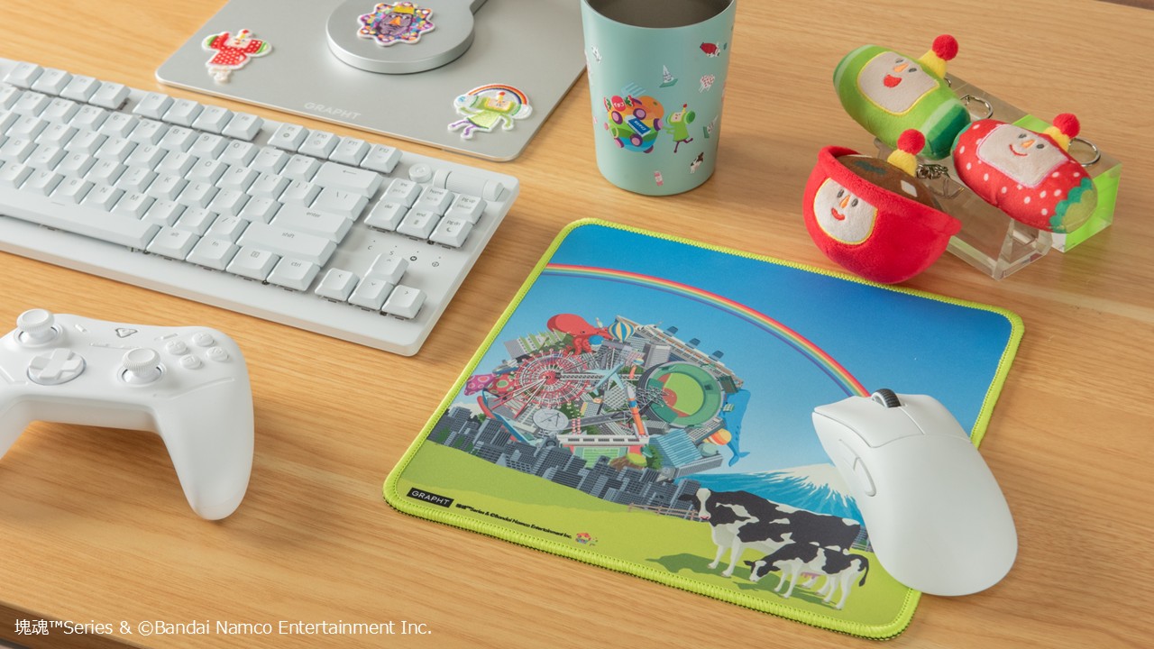 「塊魂 マウスパッド」使用イメージ