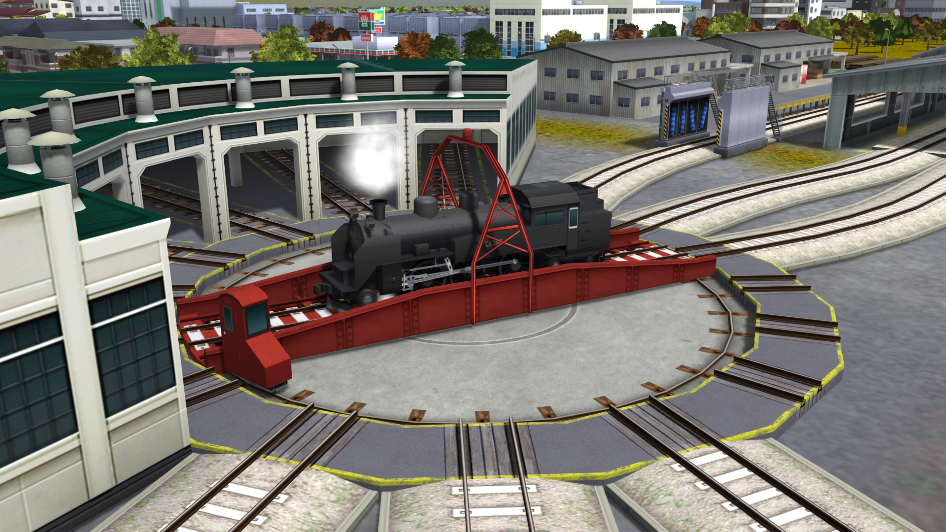 転車台と機回し(機関車の前後付け替え)は2018年に「A列車で行こう9」のVersion5.0で搭載された。2010年発売当時から進化しすぎて、もはや新作も同然になった