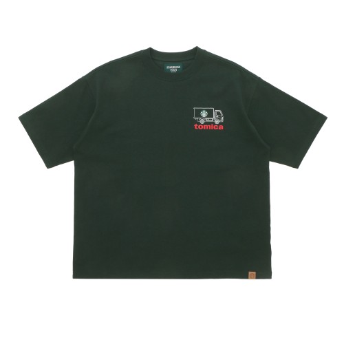 STARBUCKS STAND by BEAMS トミカ トラックプリントTシャツ A GREEN 9,900円