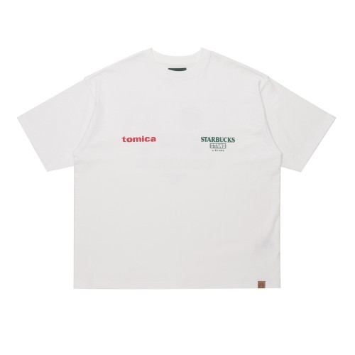 STARBUCKS STAND by BEAMS トミカ トラックプリントTシャツ B WHITE 9,900円