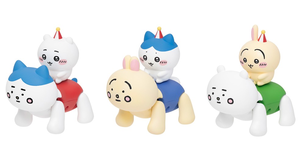 ちいかわらんど ぴーぽぽートコトコフィギュア（全3種、各1,870円）