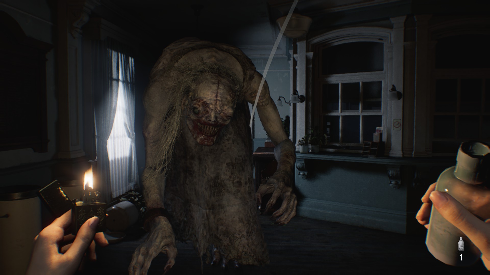 グレースとレオン、2人の視点が入り混じる「バイオハザード レクイエム」。FPS/TPS視点がそれぞれ推奨されているのはユニークだ。レオンのほうが戦闘が多いが、TPS部分の操作も特に問題は感じない。筆者の環境ではカメラ速度を少し上げたほうが狙いやすかった