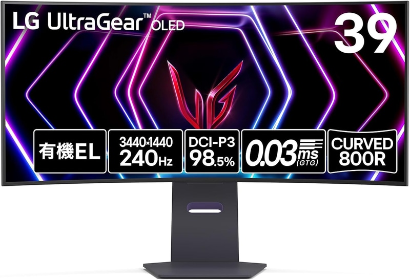 LG ゲーミング モニター UltraGear OLED 39GS95QE-B 39インチ