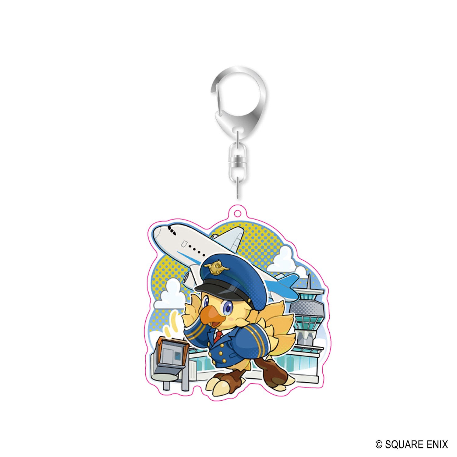 AIRPORT ファイナルファンタジー チョコボ アクリルキーホルダー（1,430円）